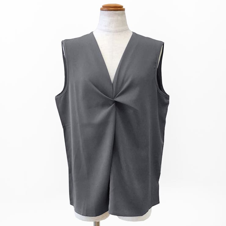 フロント絞りノースリーブブラウス | RAKUku | 詳細画像7 