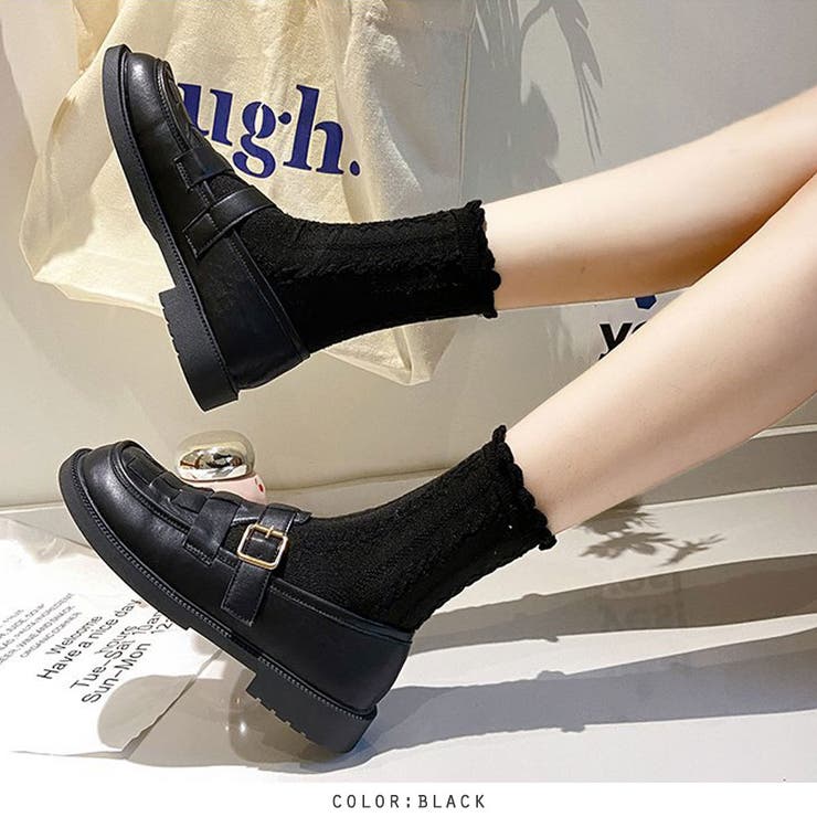 Tストラップグルカローファー[品番：RKKW0002590]｜RAKUku（ラクク）の