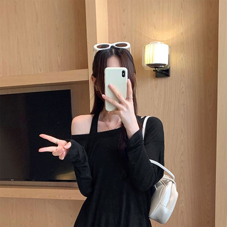 シアートップス 2点セット 透け感 秋 韓国ファッション | RAKUku | 詳細画像12 