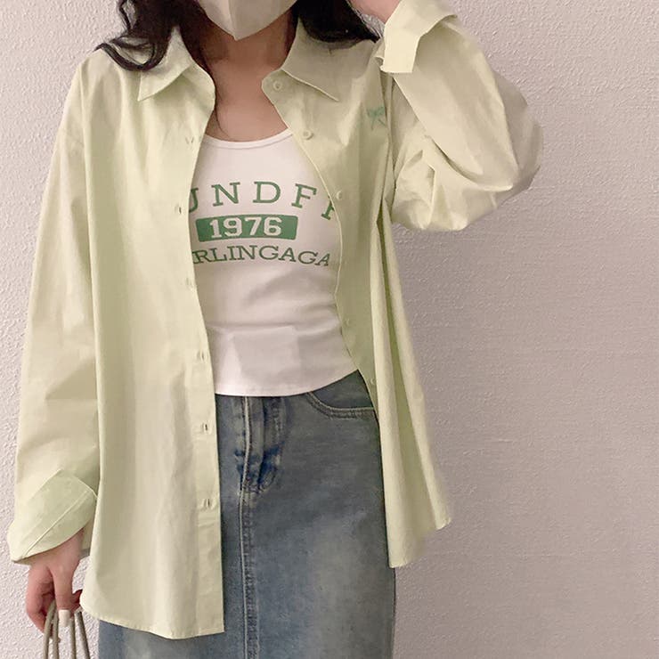 オーバーフィット ゆったり  リボン刺? 韓国ファッション | RAKUku | 詳細画像6 