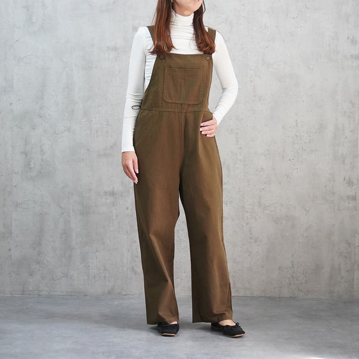 秋冬 サロペット コットン生地 肩紐調節可 4color 韓国ファッション | RAKUku | 詳細画像2 