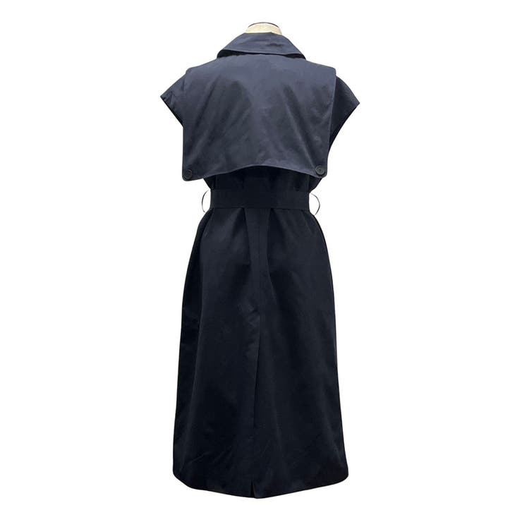 新品タグ付き☆ anuansノースリーブ　デザインロングコート　羽織り　ベスト 新品タグ付き☆ anuansノースリーブ デザインロングコート 羽織り