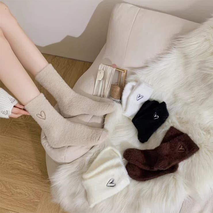 ハート ポイントファーソックス 厚手 | RAKUku | 詳細画像2 