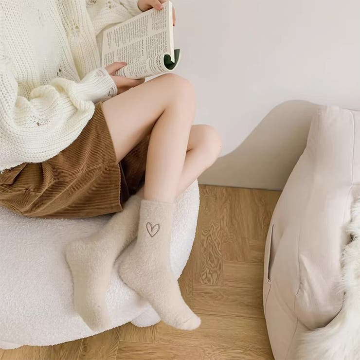 ハート ポイントファーソックス 厚手 | RAKUku | 詳細画像4 