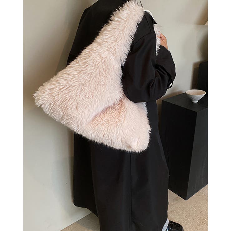 ファーバッグ フェイクファー ワンハンドバッグ | RAKUku | 詳細画像7 