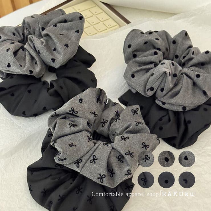 コットン生地 シュシュ 韓国雑貨 韓国ファッション | RAKUku | 詳細画像1 