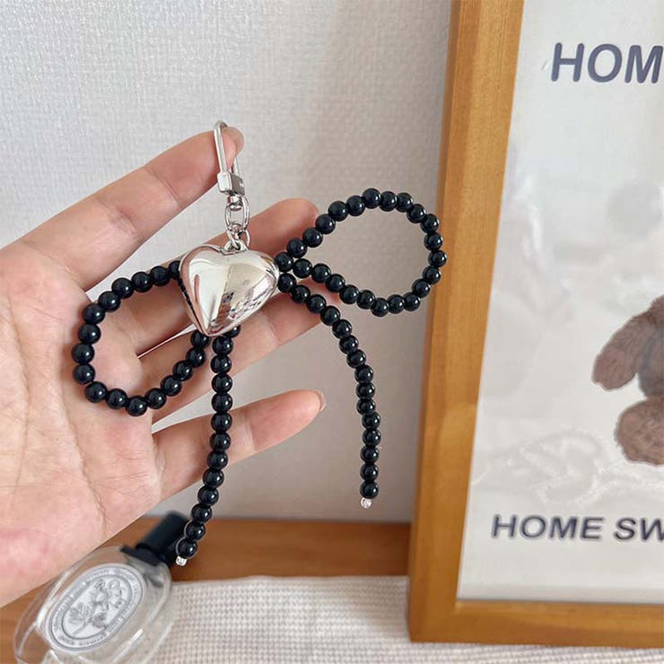 ビーズアクセサリー リボンチャーム キーホルダー スニーカーチャーム | RAKUku | 詳細画像6 