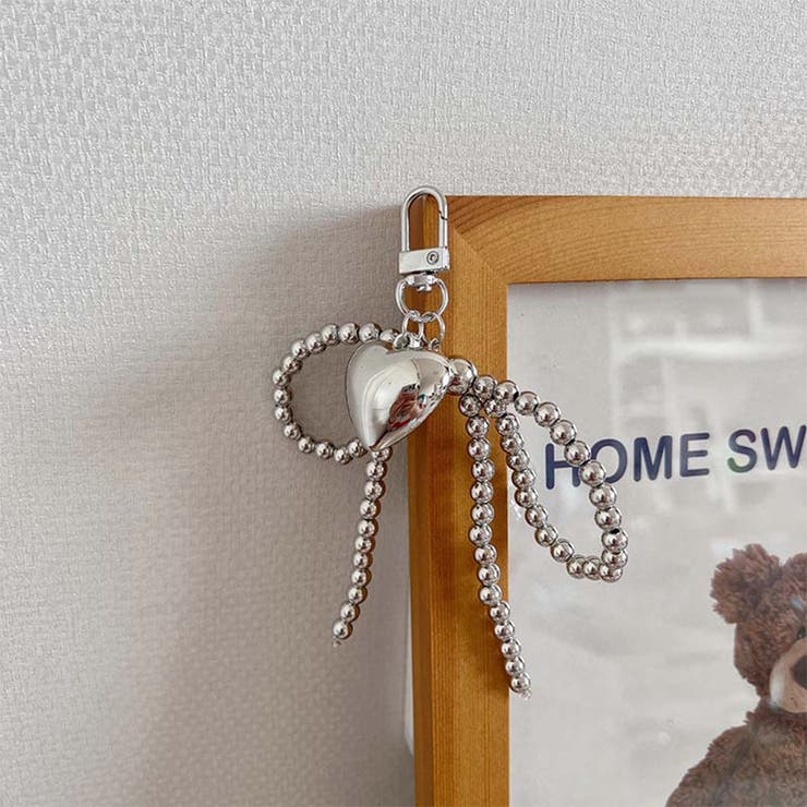 ビーズアクセサリー リボンチャーム キーホルダー スニーカーチャーム | RAKUku | 詳細画像7 