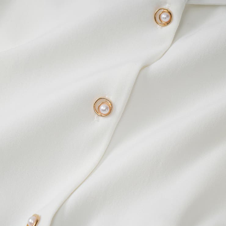 ビッグ襟 セーラーカラー ブラウス 長袖ブラウス シルク風 韓国ファッション | RAKUku | 詳細画像14 