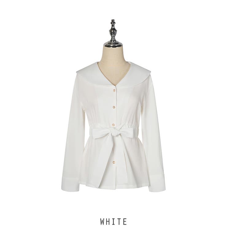 美品 lohen ローヘン ケープブラウス ビックカラー セーラーカラー 白 美品 lohen ローヘン ケープブラウス ビックカラー セーラーカラー 白