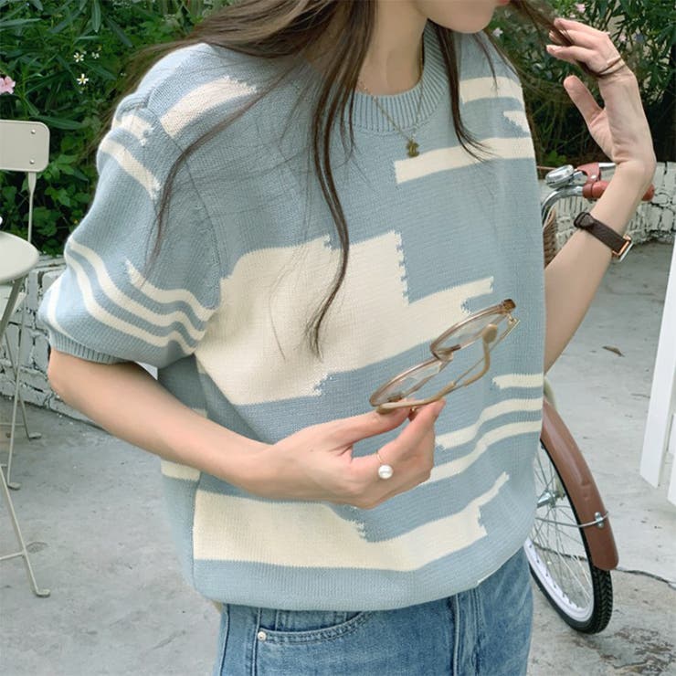 24NEW サマーニット 半袖 | RAKUku | 詳細画像10 