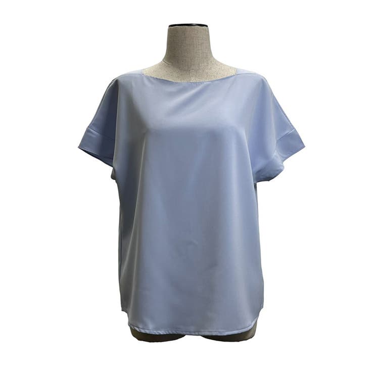 24NEW サテンブラウス レーディス 半袖 無地 シンプルデザイン | RAKUku | 詳細画像6 