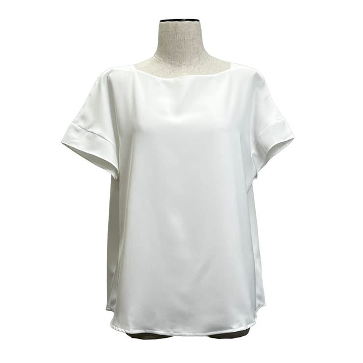 24NEW サテンブラウス レーディス 半袖 無地 シンプルデザイン | RAKUku | 詳細画像7 