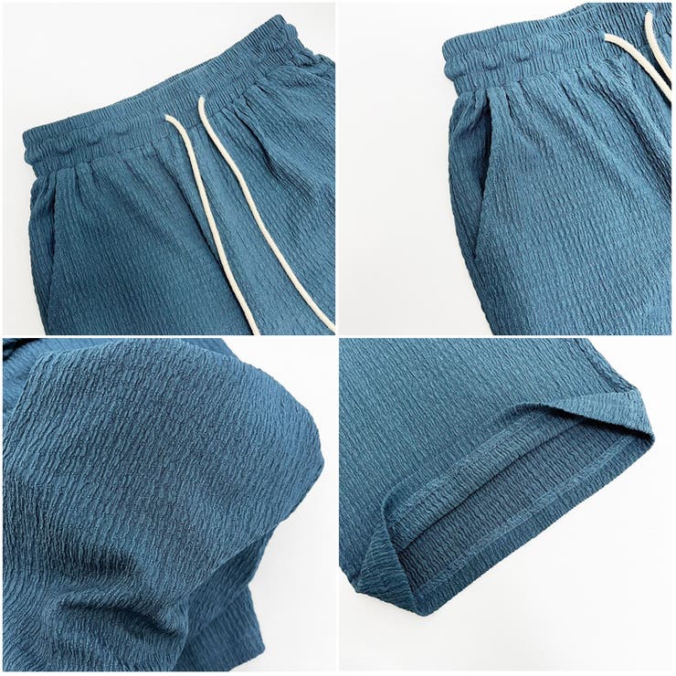 rakuku 冷感 速乾 エンボス加工 サンマ パンツ ワイトパンツ  | RAKUku | 詳細画像6 