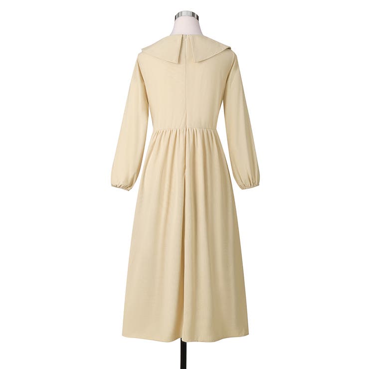 ビッグ襟 ビッグカーラー ロングワンピース | RAKUku | 詳細画像7 