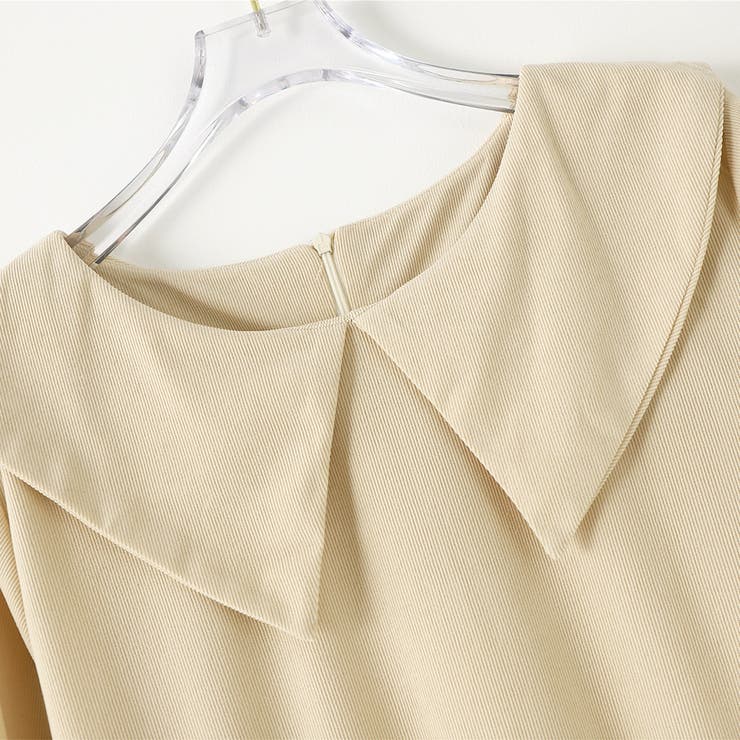 ビッグ襟 ビッグカーラー ロングワンピース | RAKUku | 詳細画像8 