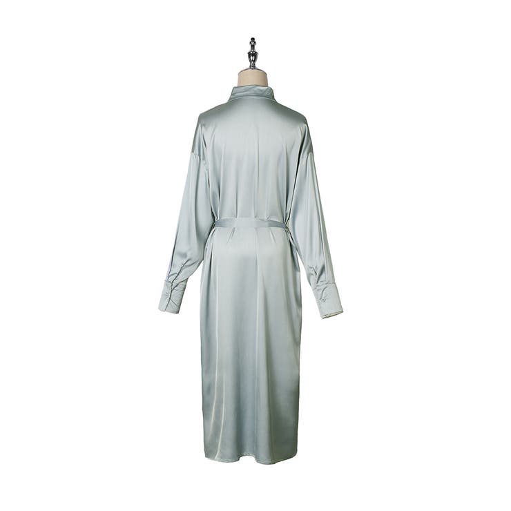 24NEW 春夏 シルキー とろみワンピース ロング丈 韓国ファッション | RAKUku | 詳細画像9 