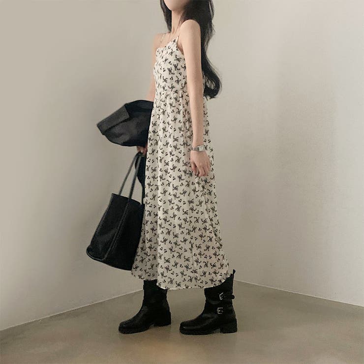 デイジーフラワーキャミソールロングワンピース 韓国ファッション | RAKUku | 詳細画像3 