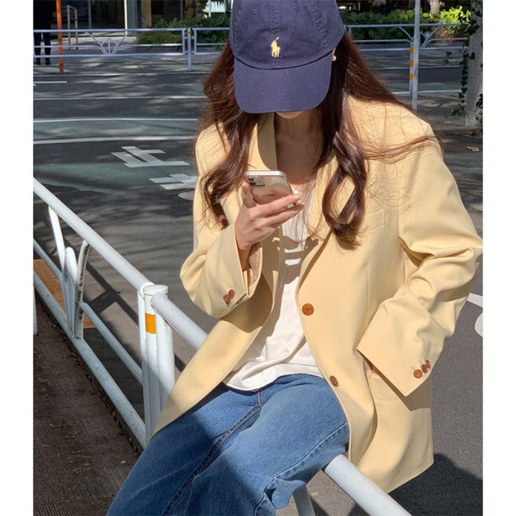 オーバーサイズ テーラード ジャケット 2color | RAKUku | 詳細画像3 