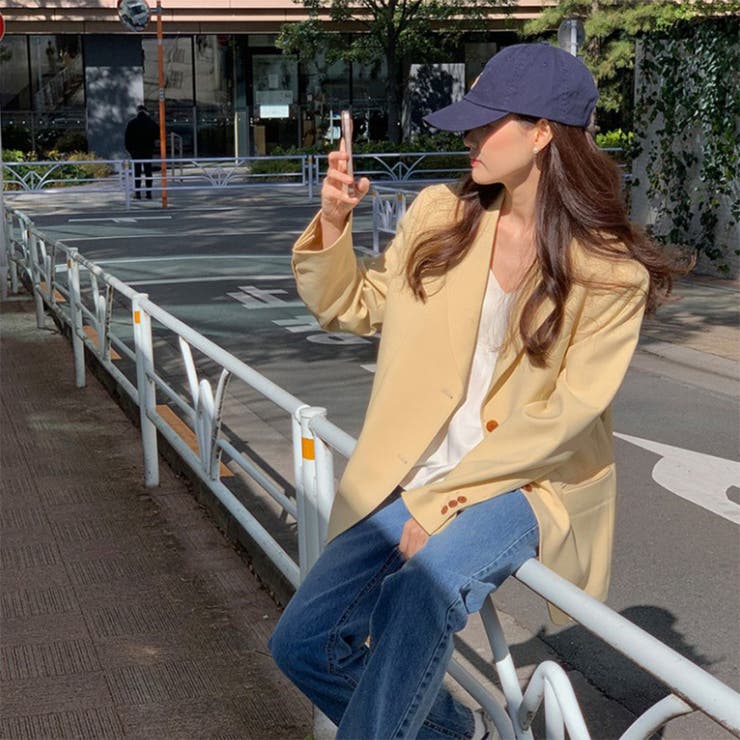 オーバーサイズ テーラード ジャケット 2color | RAKUku | 詳細画像4 