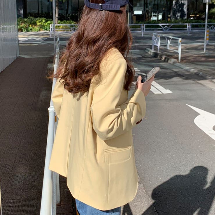 オーバーサイズ テーラード ジャケット 2color | RAKUku | 詳細画像5 