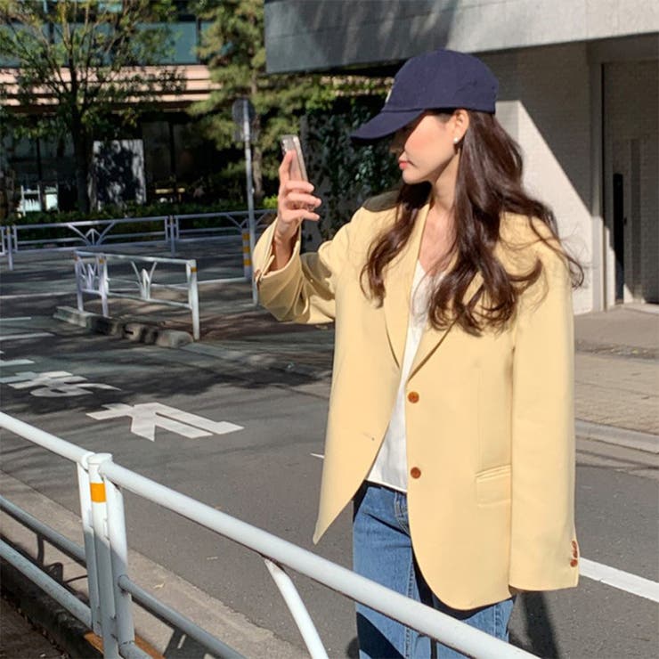 オーバーサイズ テーラード ジャケット 2color | RAKUku | 詳細画像6 