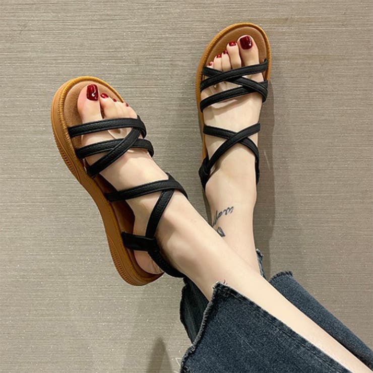 グラディエーターサンダル 海辺 ビーチ 韓国ファッション | RAKUku | 詳細画像5 