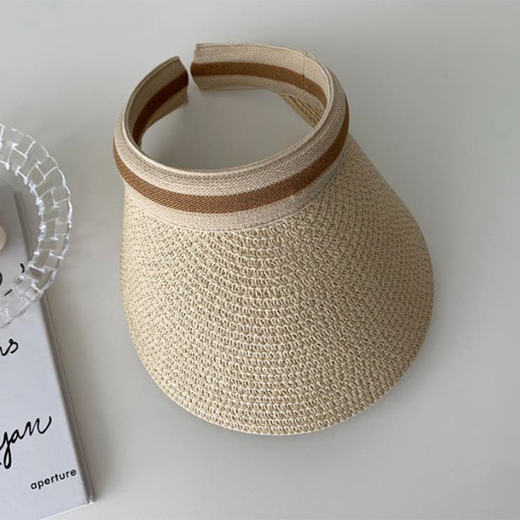 24NEW 春 夏 サンバイザー uvカット 自転車 つば広 麦わら帽子 | RAKUku | 詳細画像7 