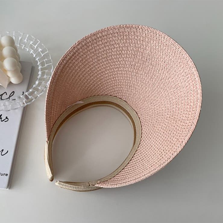 24NEW 春 夏 サンバイザー uvカット 自転車 つば広 麦わら帽子 | RAKUku | 詳細画像9 