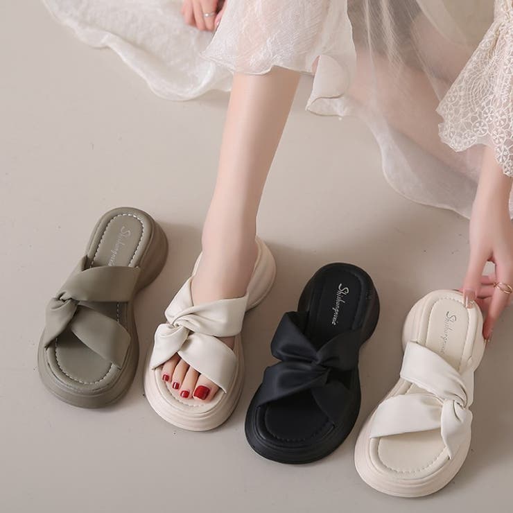 厚底 サンダル  ミュール | RAKUku | 詳細画像8 