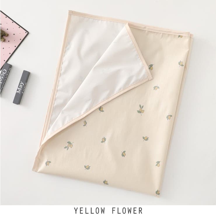 イエローフラワー |  ベビー 防水シーツ おむつ替えマット ピクニックマット 赤ちゃん | RAKUku