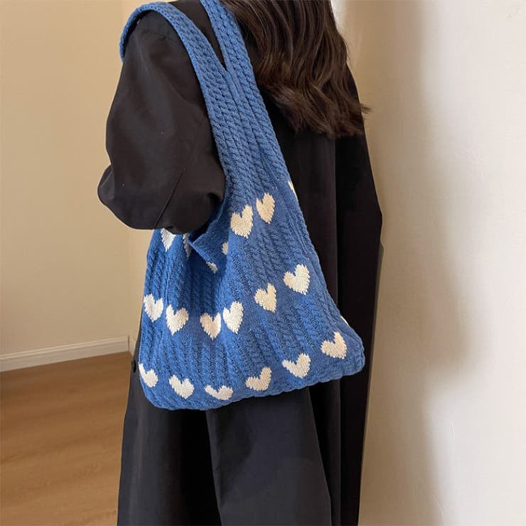 24NEW ハート柄 ニットバッグ | RAKUku | 詳細画像9 