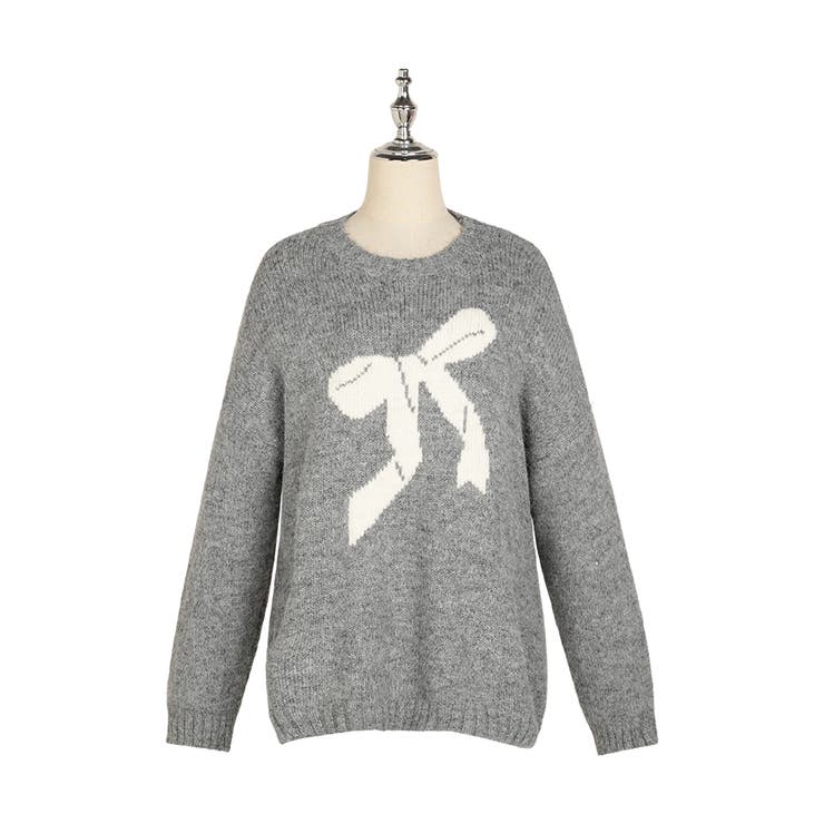 4color フロントリボン クルーネック | RAKUku | 詳細画像6 