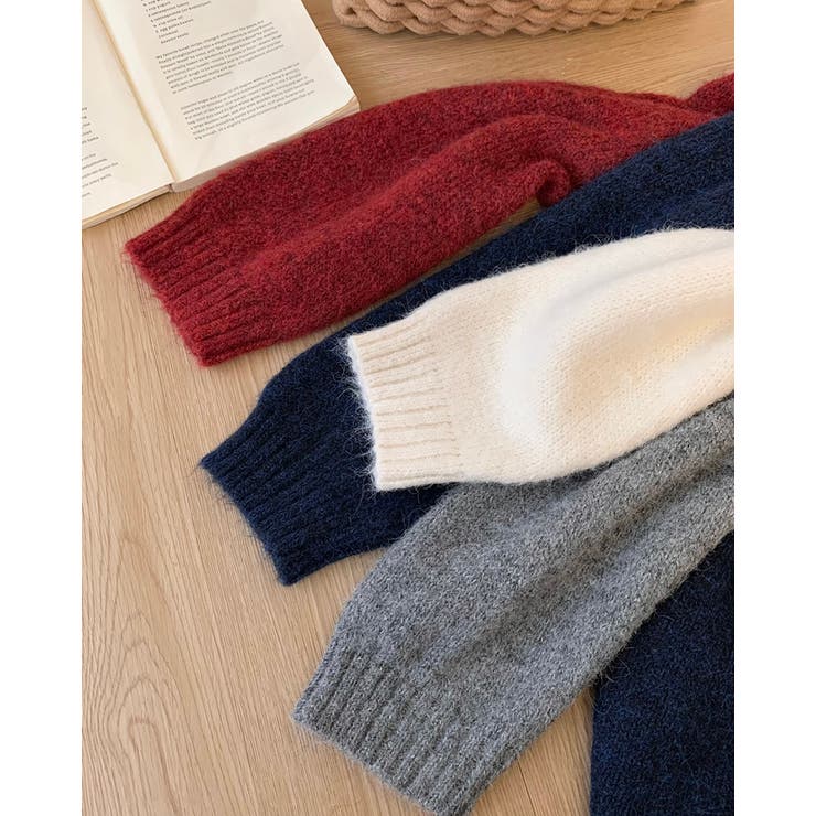 4color フロントリボン クルーネック | RAKUku | 詳細画像2 