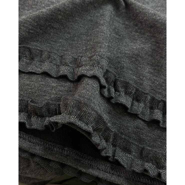 3color 裾フリルワイドパンツ フリルパンツ | RAKUku | 詳細画像5 