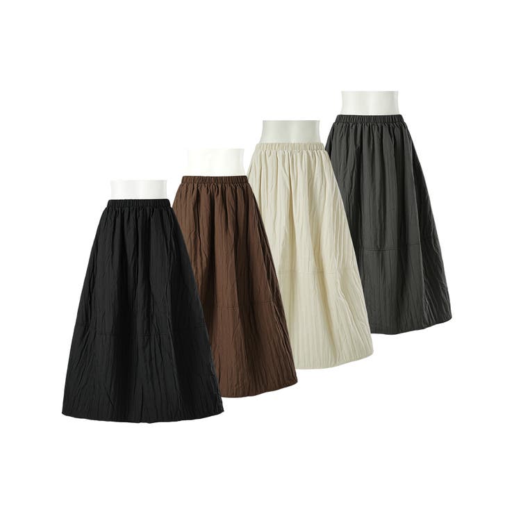 4color 起毛裏地フレアバルーンスカート ウエストゴム | RAKUku | 詳細画像12 