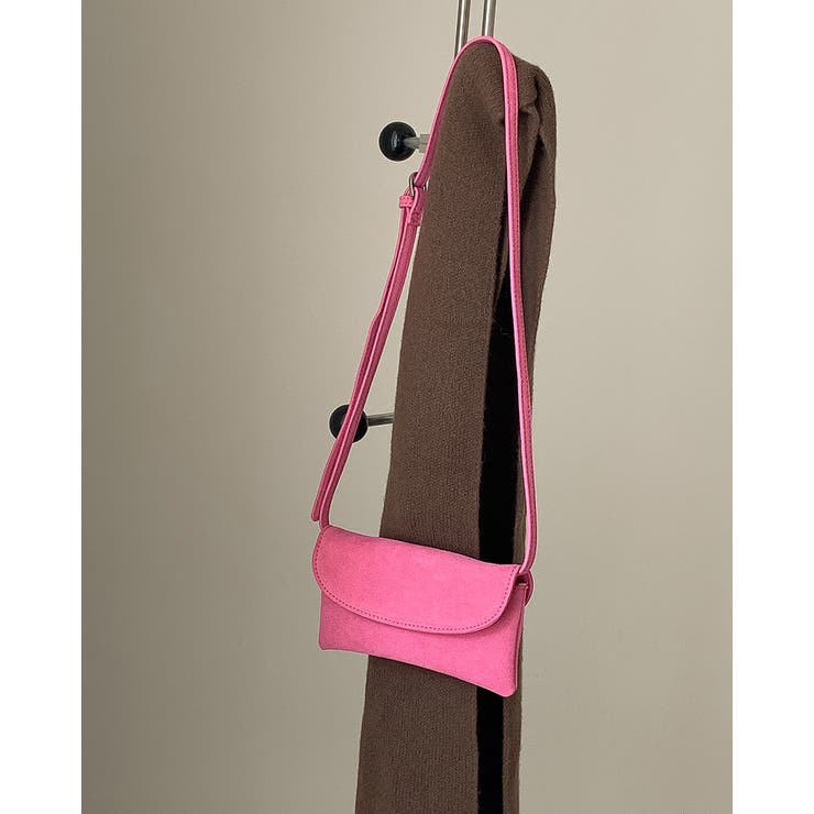 スエード クロスバッグ 差し色 ミニバッグ ショルダーバッグ 韓国系 | RAKUku | 詳細画像9 
