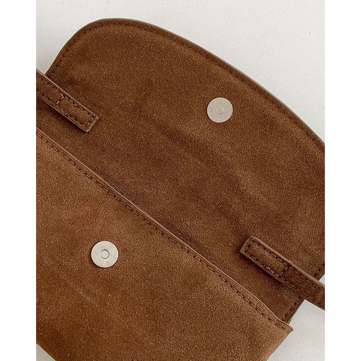 スエード クロスバッグ 差し色 ミニバッグ ショルダーバッグ 韓国系 | RAKUku | 詳細画像4 