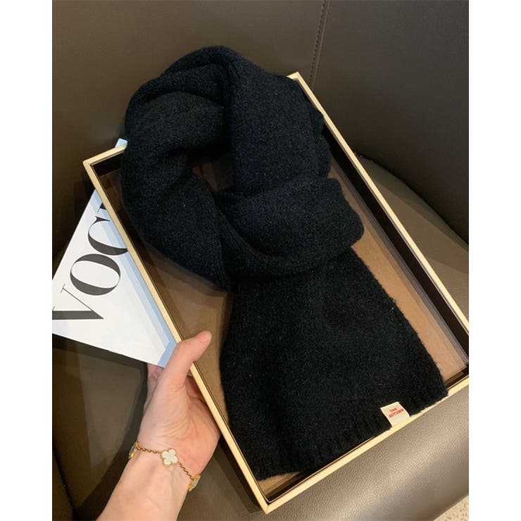 8color 無地 かるふわニットマフラー ふわふわ もこもこ 秋冬 暖かい | RAKUku | 詳細画像7 