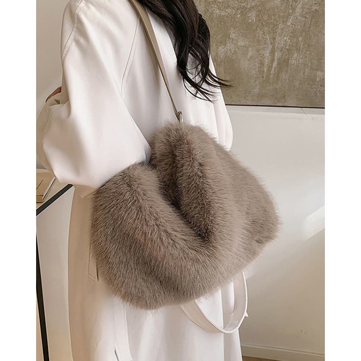 3color エコファー ショルダーバッグ | RAKUku | 詳細画像2 