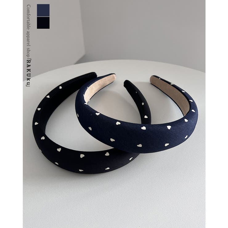2color ドットカチューシャ カチューシャ 秋冬 大人っぽい 上品 高級感 | RAKUku | 詳細画像1 