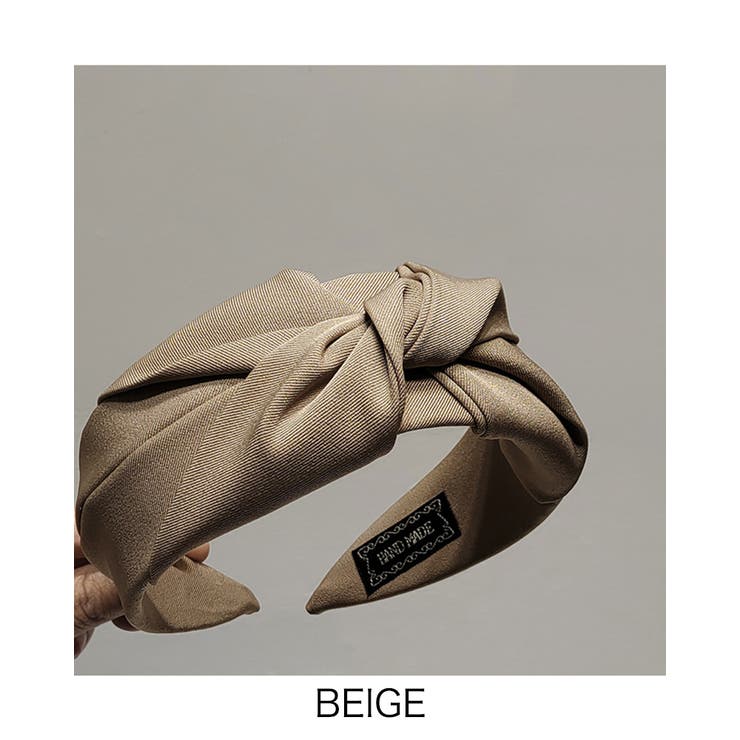 ベージュ | 4color ツイスト カチューシャ | RAKUku