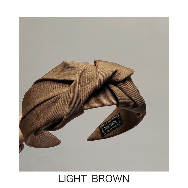 ライトブラウン | 4color ツイスト カチューシャ | RAKUku