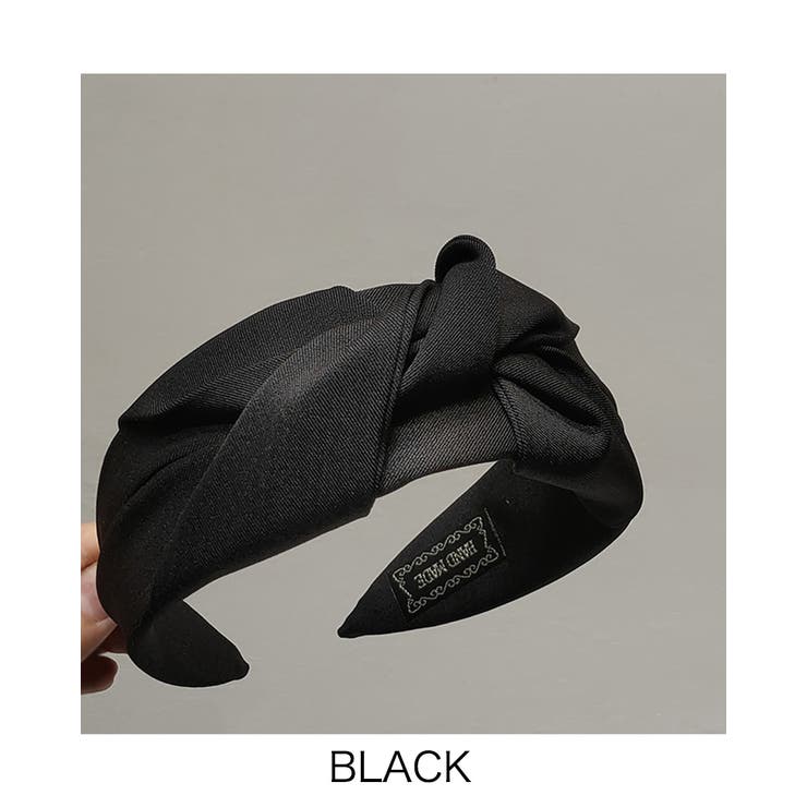 ブラック | 4color ツイスト カチューシャ | RAKUku