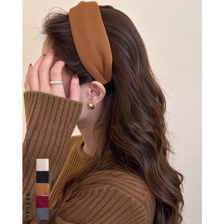 5color 幅広カチューシャ ヘアバンド | RAKUku | 詳細画像1 