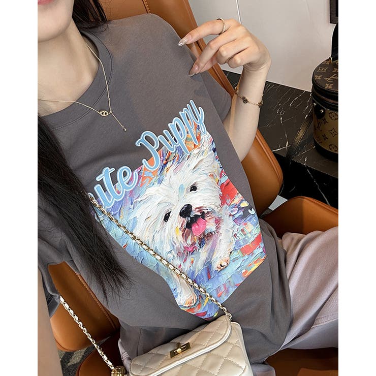 マルチーズ プリント Tシャツ | RAKUku | 詳細画像6 