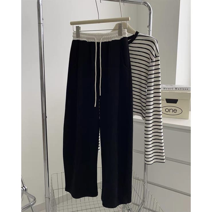 ブラック | スウェットパンツ レーディス ストレート | RAKUku