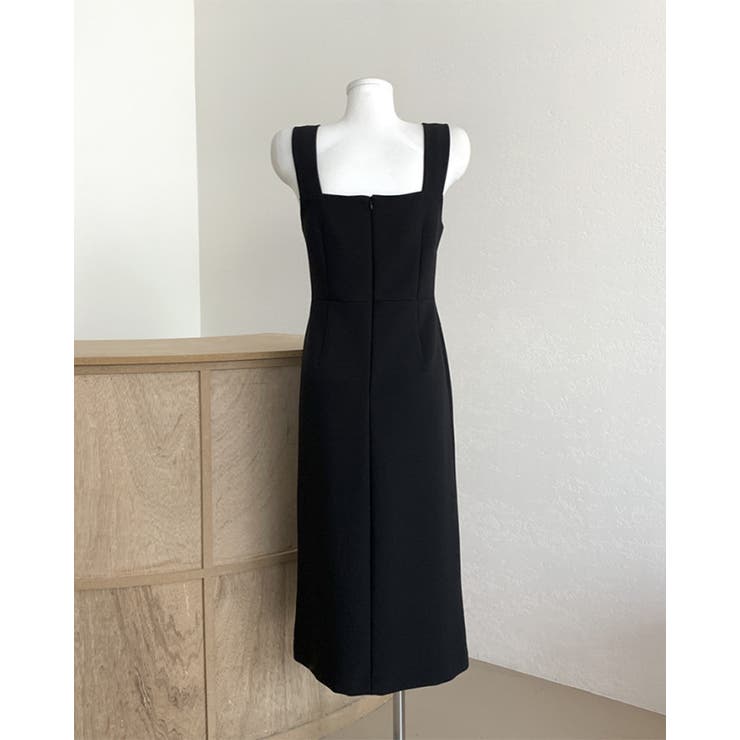 スクエアカラーサイドボタン ワンピース ワンピー | RAKUku | 詳細画像15 