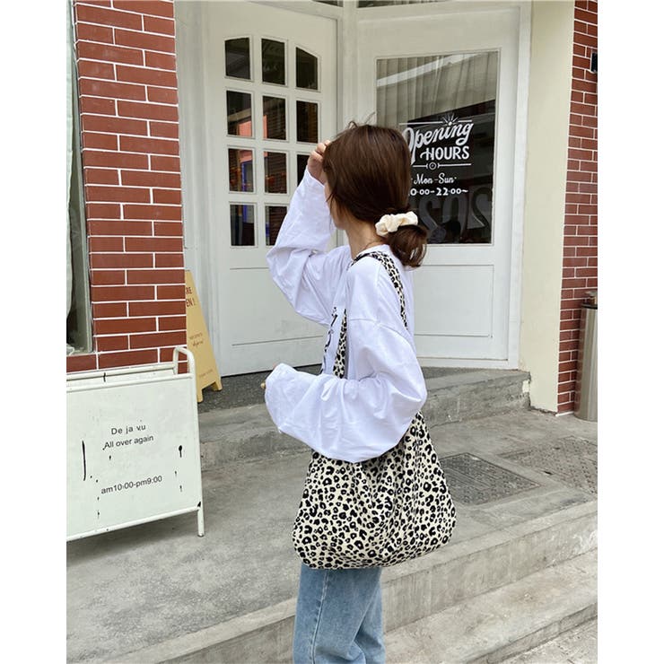 ヒョウ柄 トートバッグ ショルダーバッグ | RAKUku | 詳細画像11 