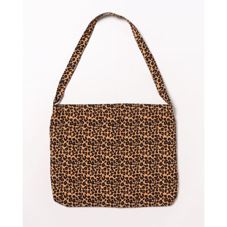 ブラウン | ヒョウ柄 トートバッグ ショルダーバッグ | RAKUku